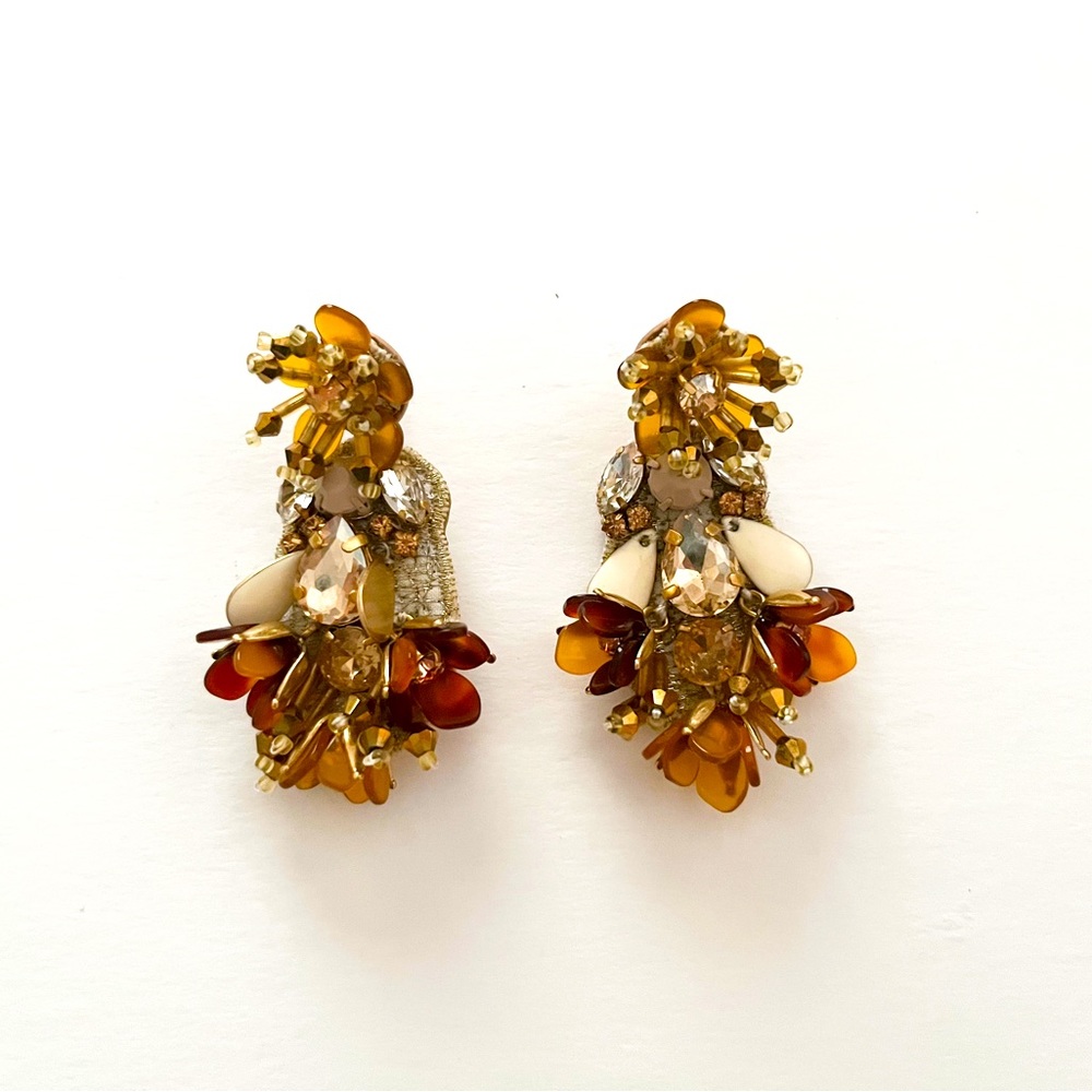 JCrew Statement - Floral Earrings